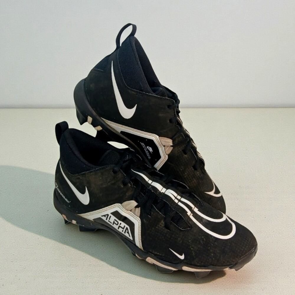 Nike Black and White Cleats